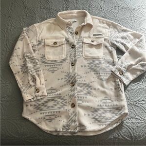 Simply Southern White Button-Up with Stylish Accents